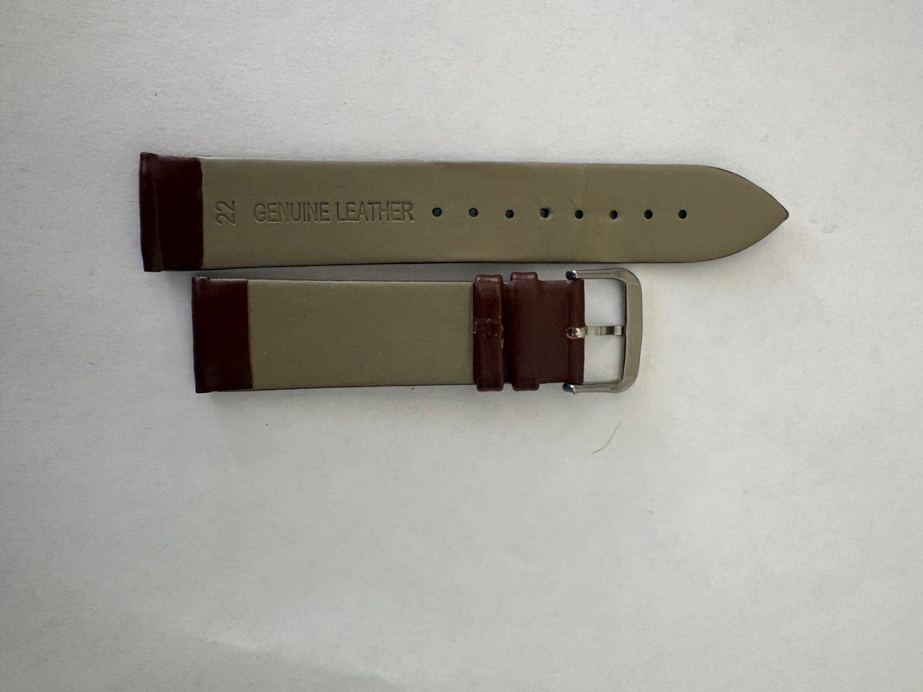 Bracciali & Braccialetti: 22mm leder uhrarmband – Nuovo (secondo la descrizione) da Winterthur venduto da UncleMikha-el 3