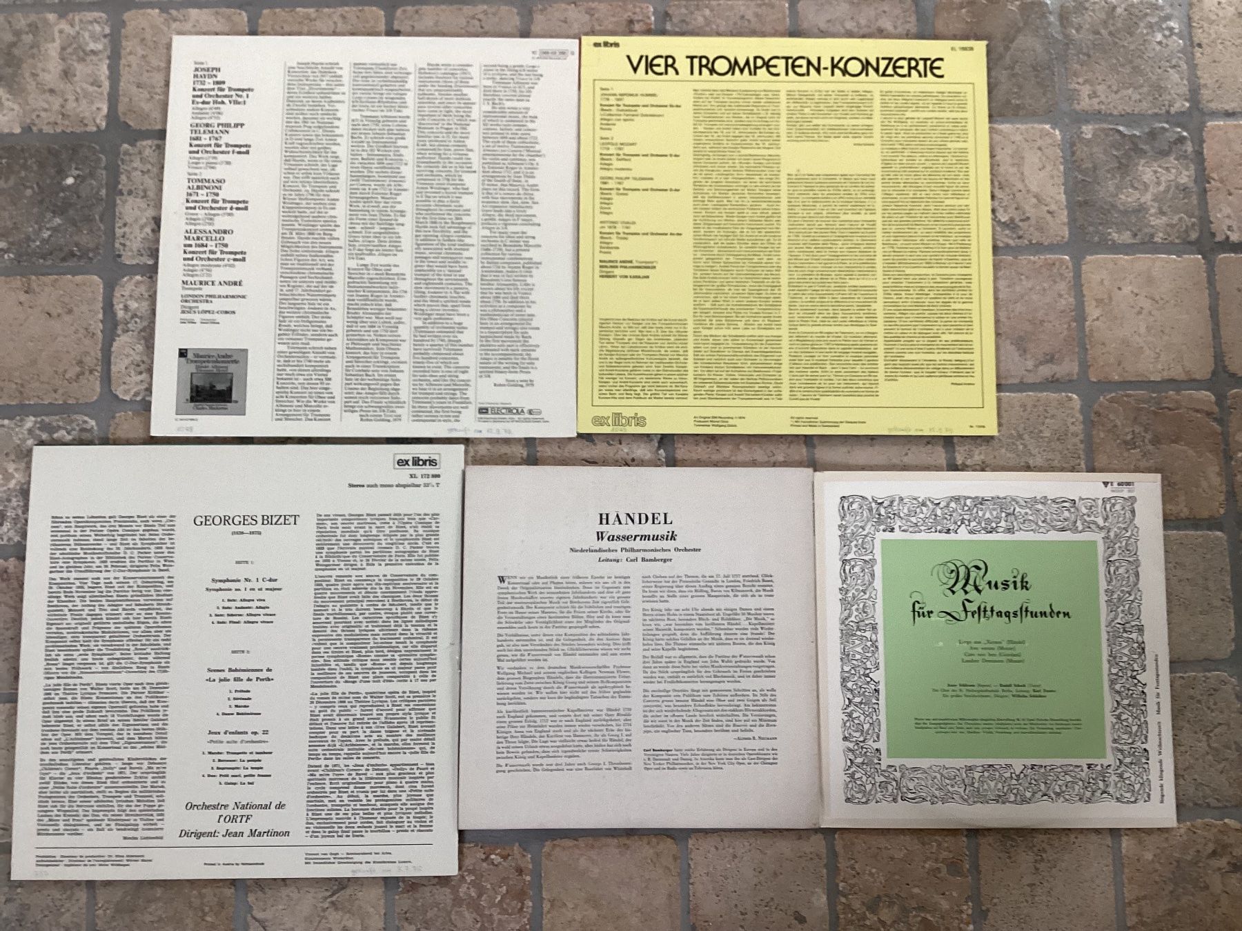 Dischi in vinile: 5 Klassikschallplatten mit verschiedenen Komponisten – Usato da Mörschwil venduto da Monzar 1