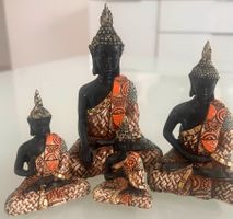 Buddha Figuren Set, 4-teilig, Deko, Glücksbringer, Neu!