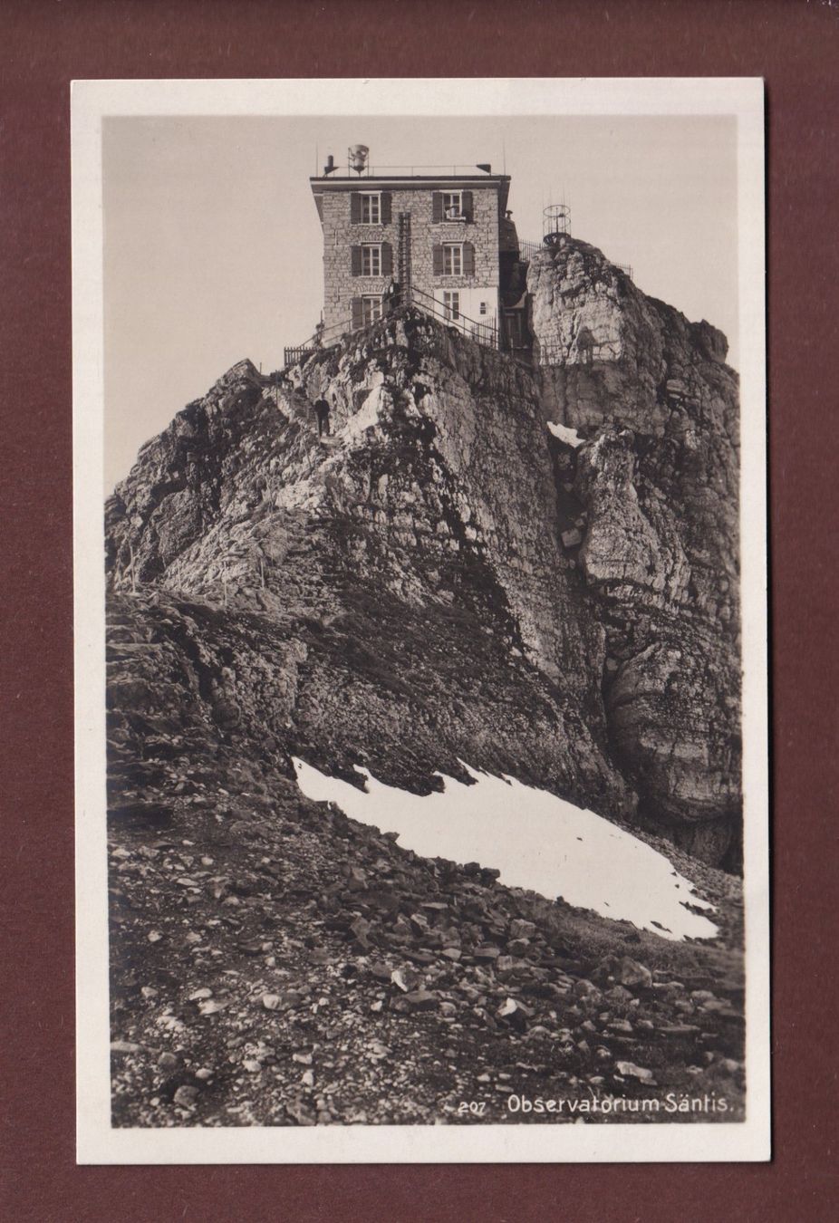Ansichtskarten: SÄNTIS - Observatorium – Gebraucht aus Pully von nicecards-shop