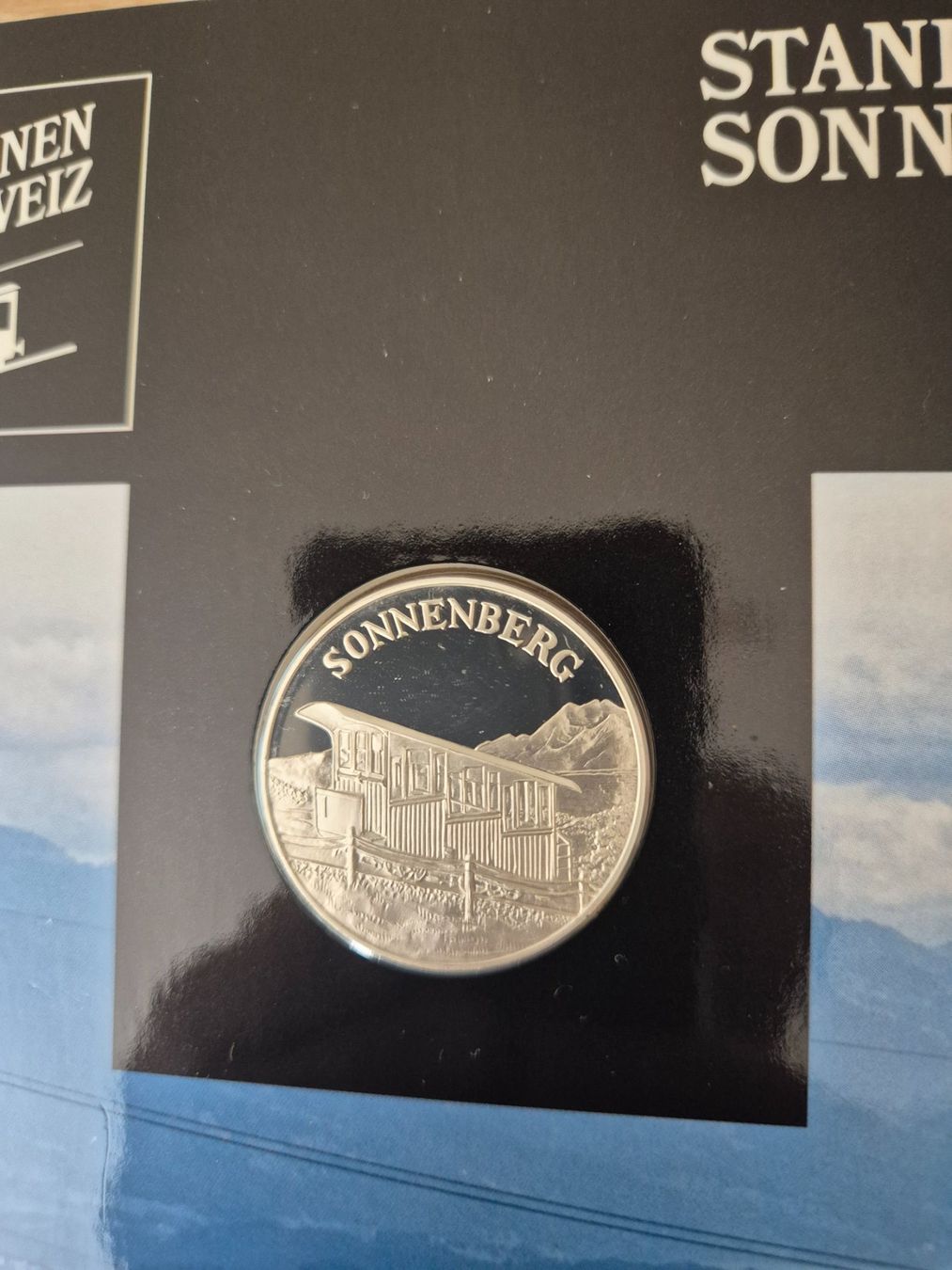 Medaglie: Bergbahnen der Schweiz - Standseilbahn Sonnenberg – Usato da Luzern venduto da Vreneli_1 1