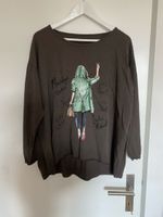 Bluse mit Print Oversize/One Size 100 % Viskose