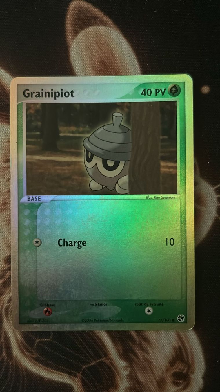 Pokémon Carte collezionabili: Pokémon Grainipiot Holo Reverse Français EX Tempête de Sable – Usato da Sullens venduto da jov_m2wm
