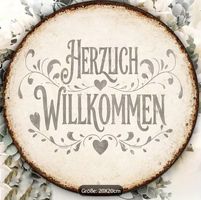 Schild Herzlich Willkommen
