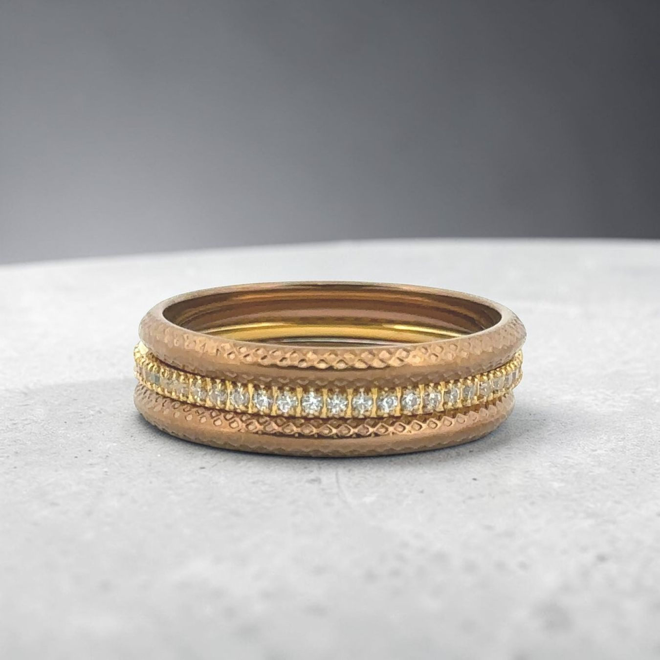 Olga Ribler Bagues: Edelstahl  Ring Set Grösse 58 – Neuf (Voir description) à Luzern par Schmuckoutlet 2