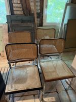 4 Freischwinger Stühle Wiener Geflecht Made in Italy