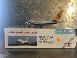 HEPA WING CLUB EDITION BOEING 747-200 1:500