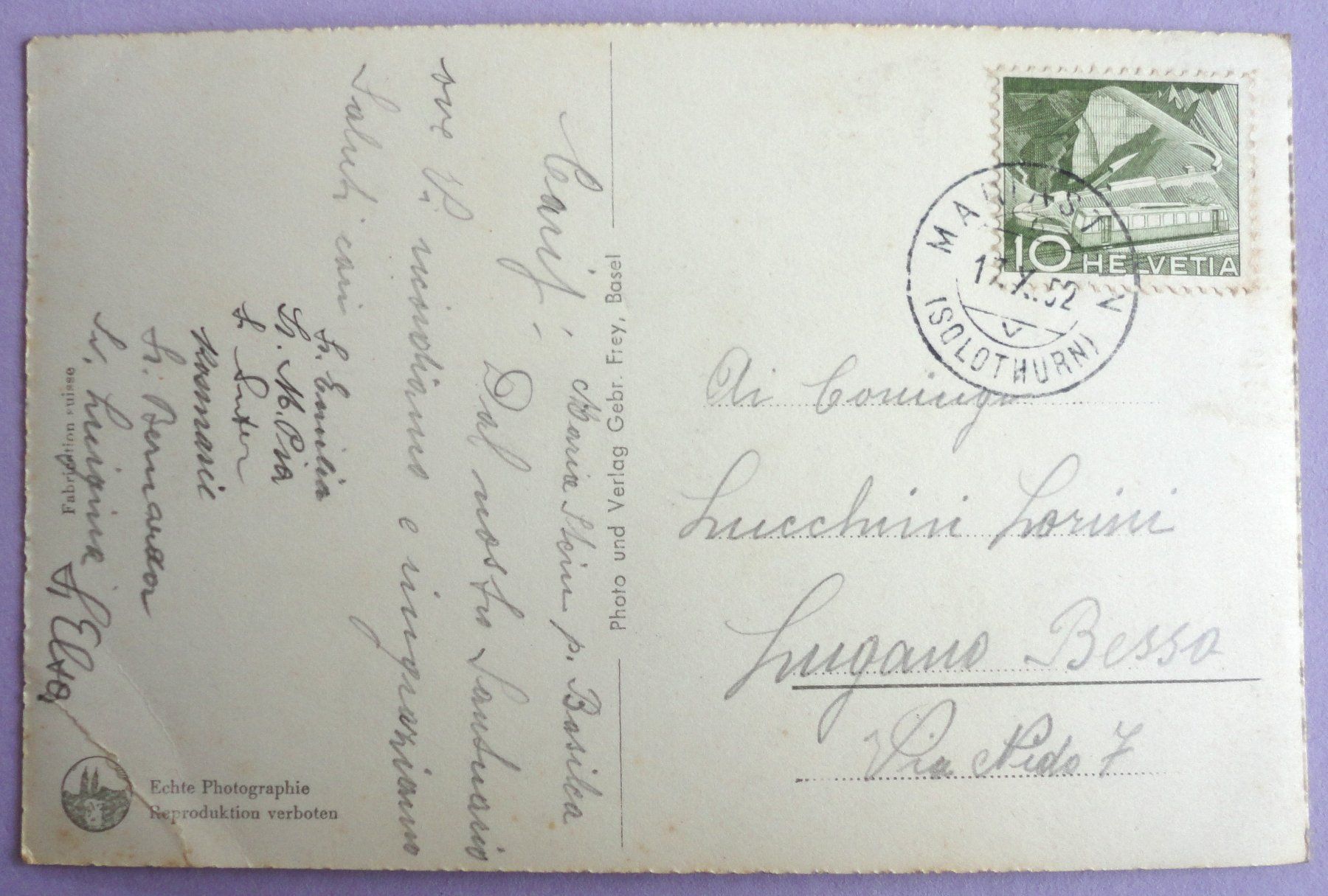 Cartoline postali: Gruss aus Maria Stein – Difettoso da Fétigny venduto da Billy2miny 1