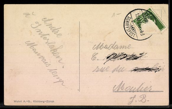 Cartes postales: AK Interlaken, Strasse Hoheweg – D'occasion à Berlin par bartko-reher 1