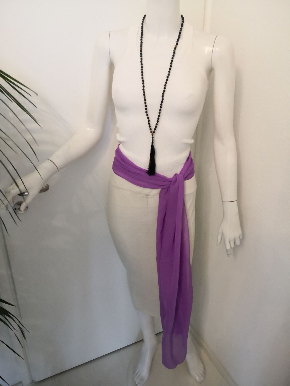 Gürtel: 🤩BOHO-CHIC CHIFFON-GüRTEL VIOLET NEU – Neu (gemäss Beschreibung) aus Olten von Naja-Twins-Twins 1