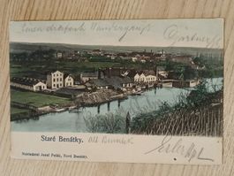 Alte PK / Stare Benatky - Gelaufen 1912