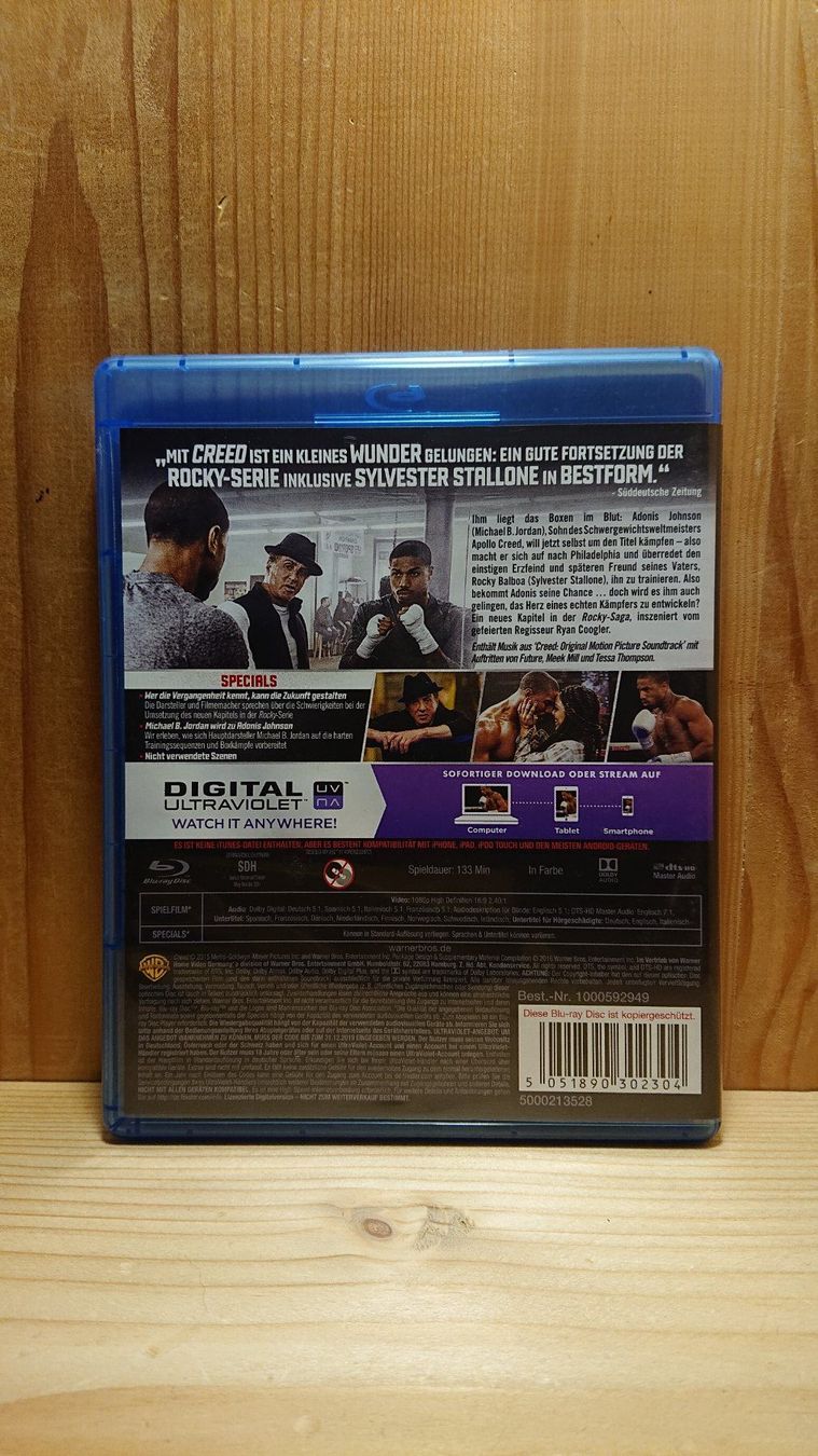 Tutti i DVDs: CREED Rocky's Legacy Blu-Ray – Usato da Wilderswil venduto da Exebub 1