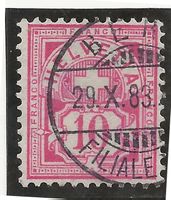 BERn 29.10.83 auf Zu#61A Mi#54X Vollstempel [11B11]