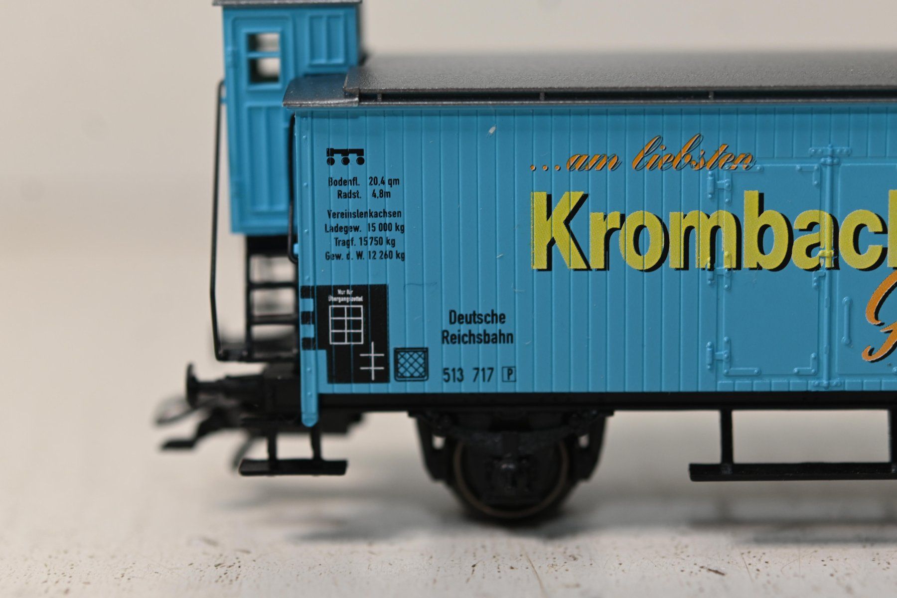 Märklin Modellini di ferrovie: Krombacher Pils Märklin HO/AC mit OVP – Usato da Laupen ZH venduto da Zmoewe 3