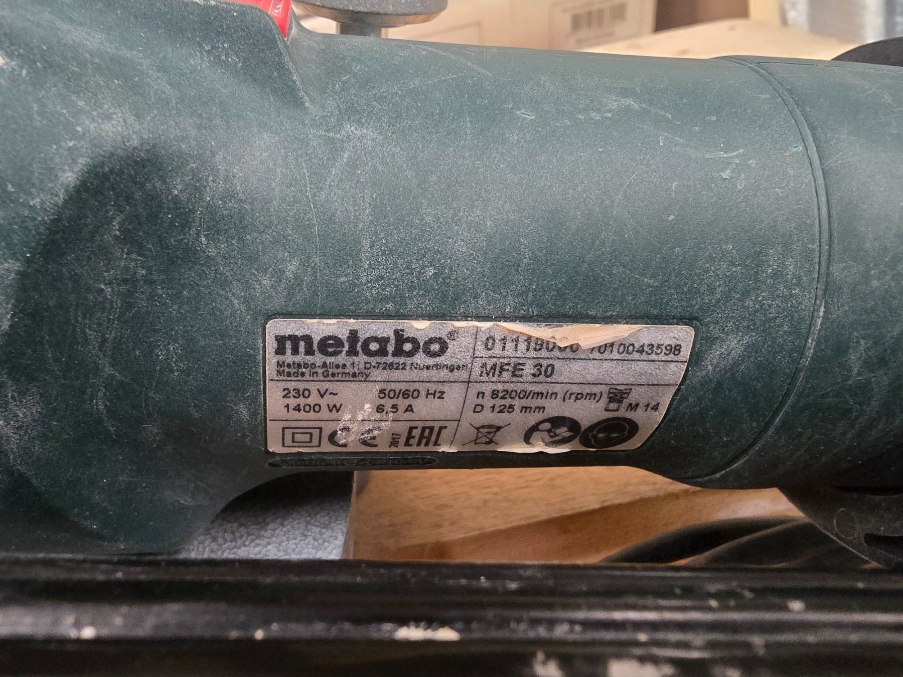 Metabo Tutti gli attrezzi: Profi Metabo MFE 30 Mauernutfräse mit Koffer ab 1.- – Usato da KRINAU venduto da Mio_Liqstyle 5