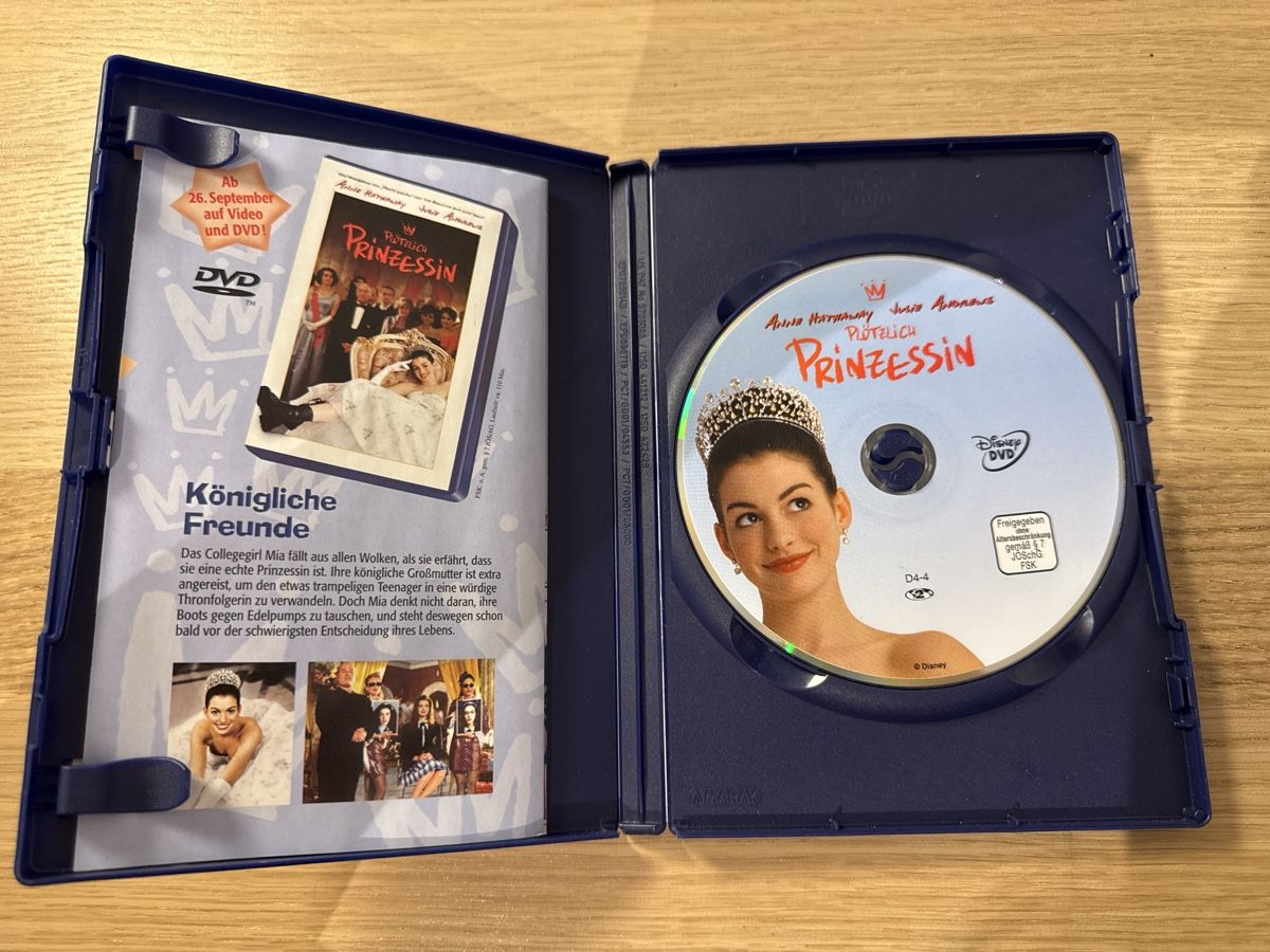 Tutti i DVDs: DVD - Plötzlich Prinzessin – Usato da Wettingen venduto da Chuljaa 1