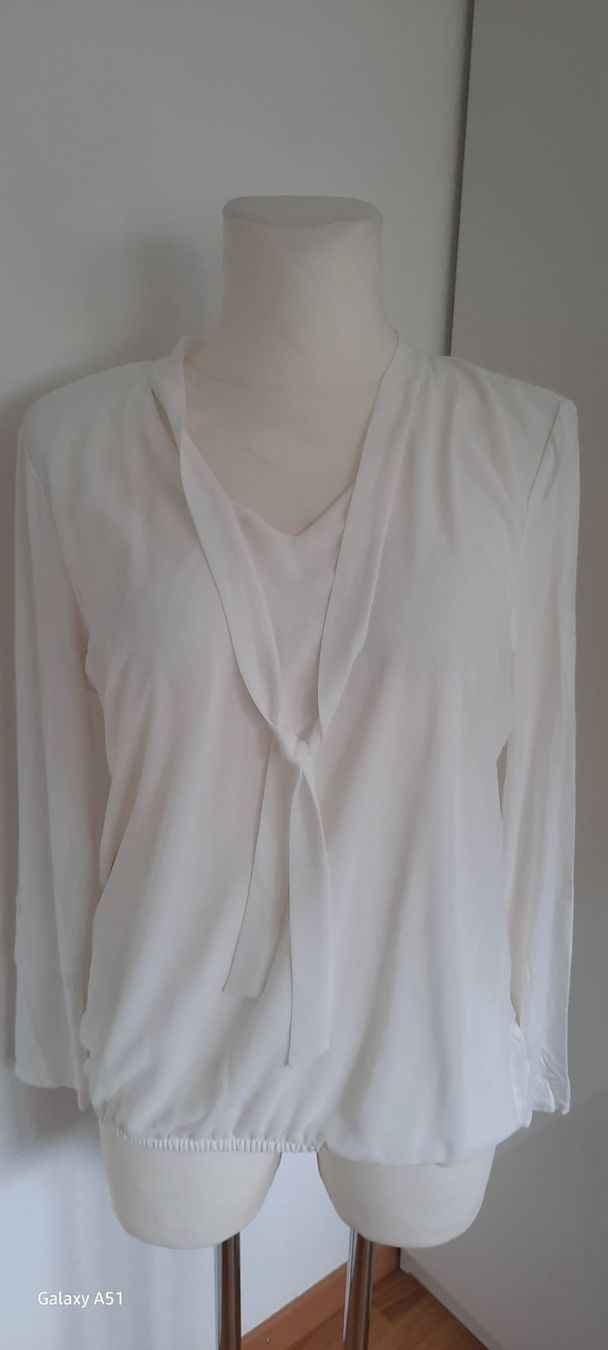 S.Oliver Camicette: ***S. OLIVER*** Blusenshirt weiss 44 – Usato da Wädenswil venduto da H2H_Secondhandshop 1