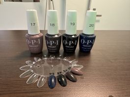 OPI GelColor Nagellack Set 17-20 Neuwertig