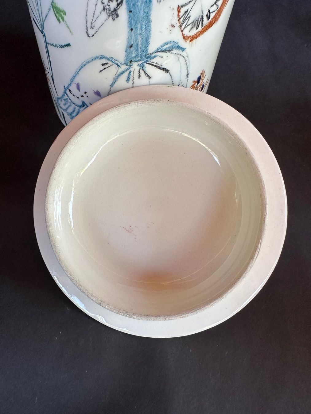 Zuccheriere: Porcelain Dose Mit Deckel ...bettmümfeli...Italy – Usato da Saas im Prättigau venduto da norman02 3