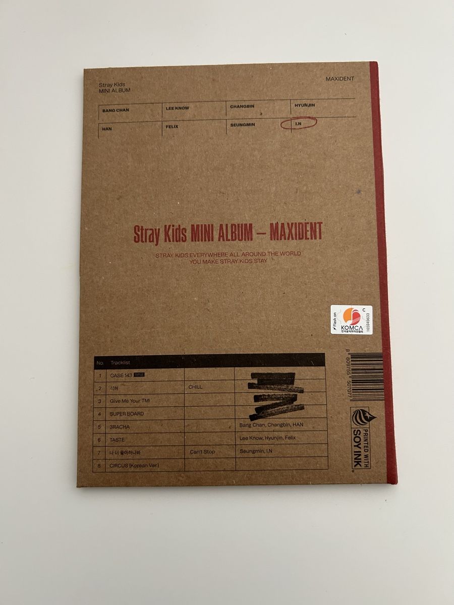 Album: Stray Kids Maxident Case ver. I.N – Nuovo (secondo la descrizione) da Rupperswil venduto da van_tyy6 1