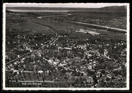 AK Widnau, Fliegeraufnahme, Blick zum Bodensee