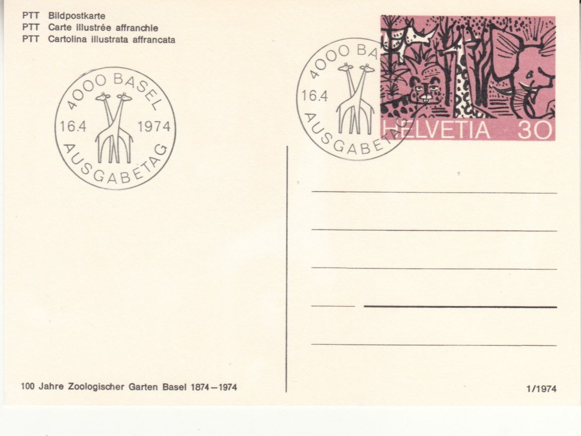 Tutti i francobolli: SGK PK 207 mit ET Basel – Usato da Bürglen TG venduto da StampGraf