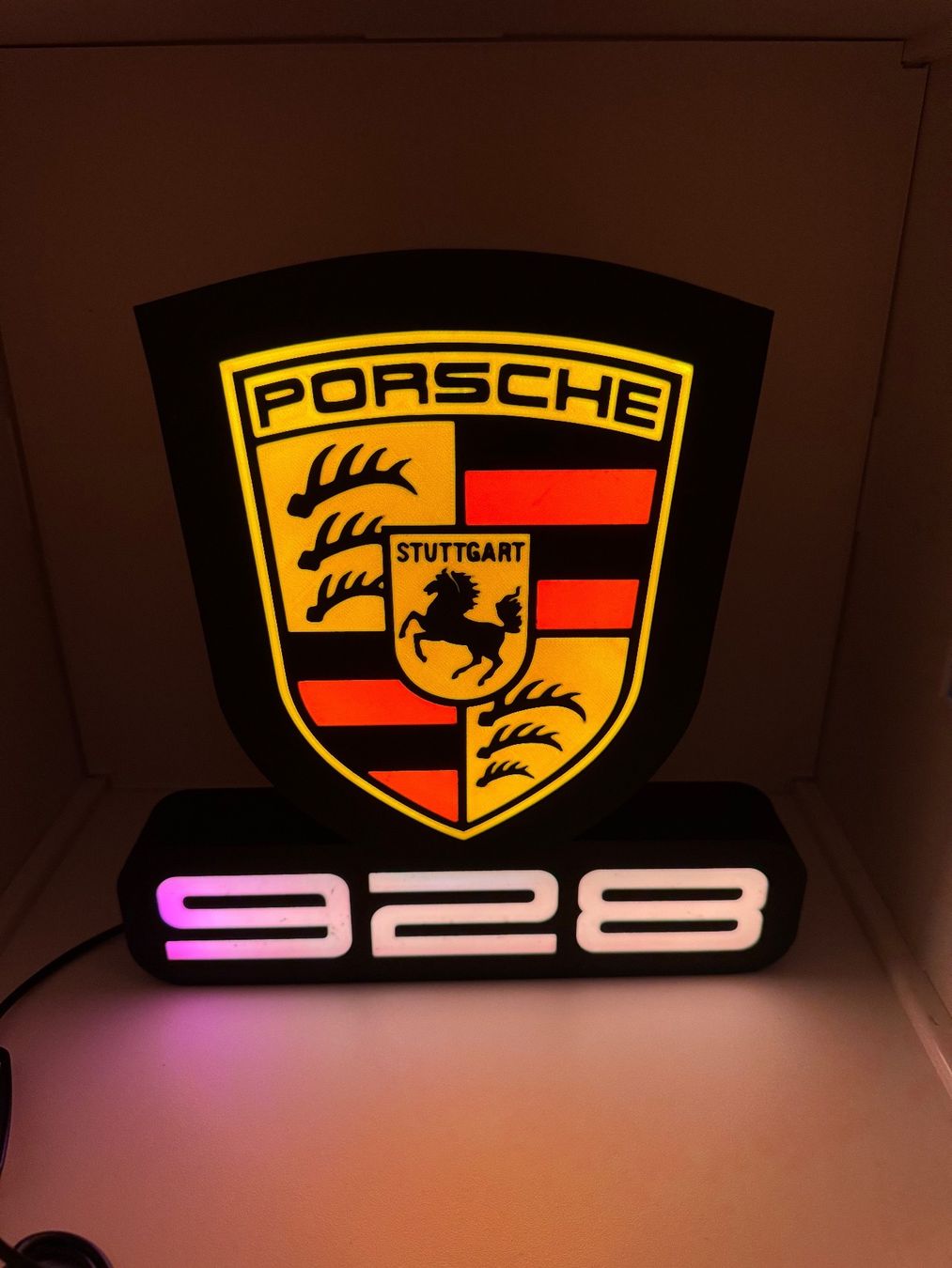 Lampade: Lightbox lumière led Porsche 928 – Nuovo (secondo la descrizione) da Vicques venduto da PAMB3D 1