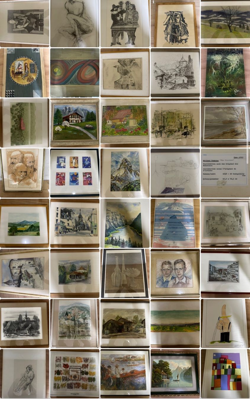 Tableaux: 4000 Bilder ca Sammlung aus Nachlass – D'occasion à Regensdorf par mat_yyd9 7