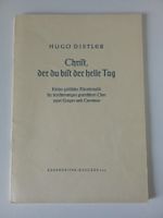 Aufführungsmaterial Hugo Distler - Christ, der du bist