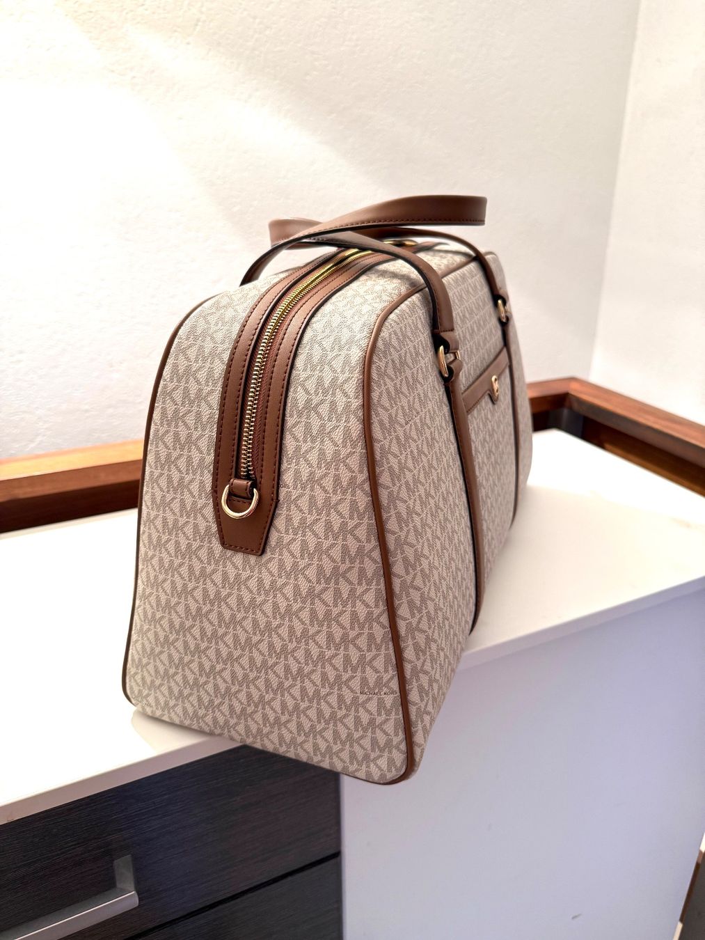 Michael Kors Borse da donna: Michael Kors Weekender vanilla – Nuovo e nell'imballaggio originale da Wiedlisbach venduto da Sistershop 4
