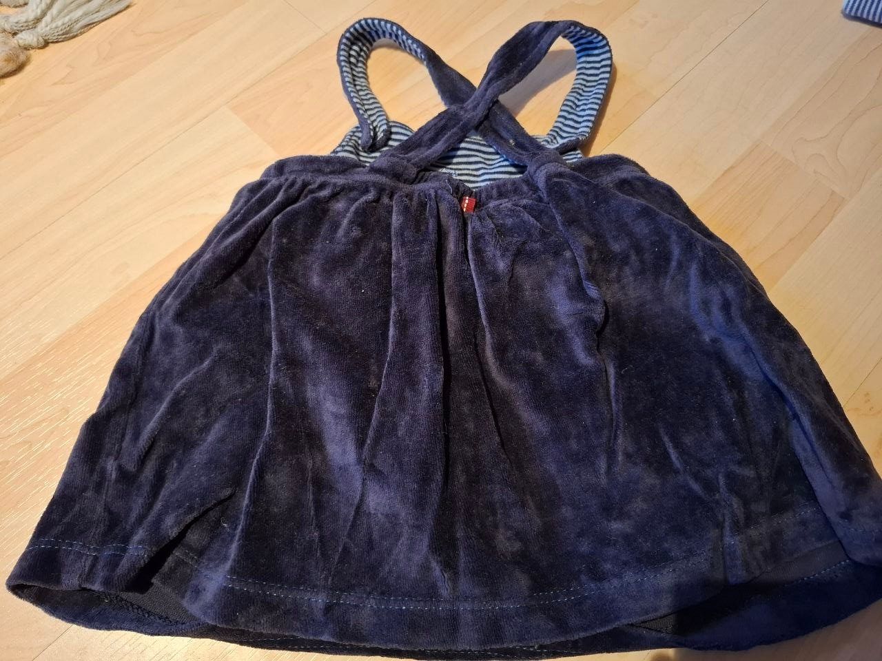 Kleider & Röcke: Kleid, dunkelblau, Babys, Grösse 62/68, Baumwolle – Gebraucht aus Malix von jul_7nhn 1