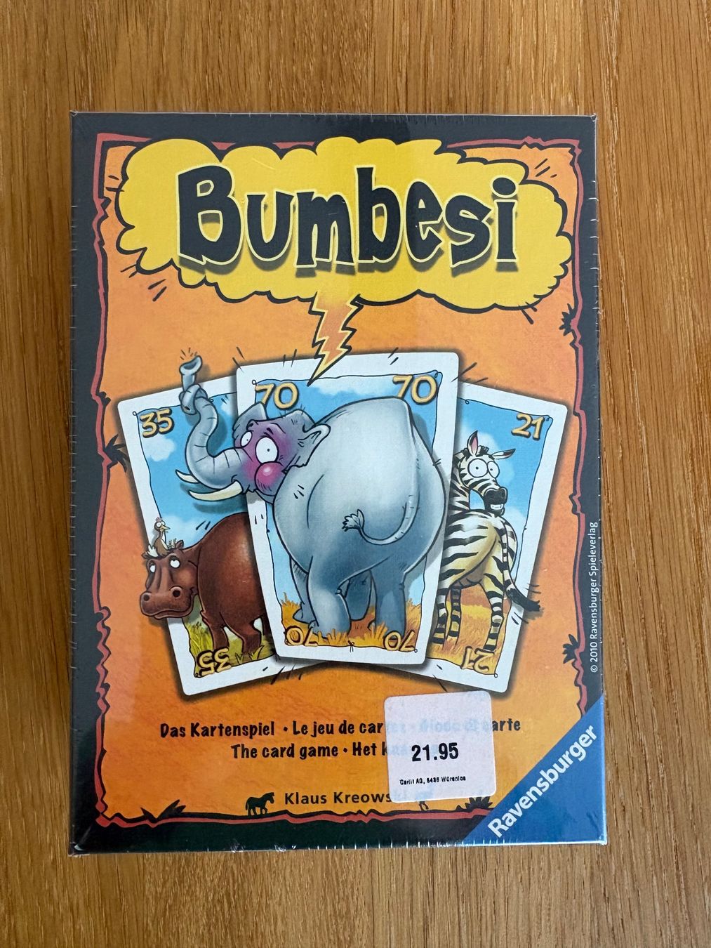 Ravensburger Giochi: Bumbesi - Ravensburger Kartenspiel – Nuovo e nell'imballaggio originale da Sutz venduto da adrian.kaeser