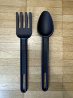 Set Posate campeggio vintage, forchetta e cucchiaio