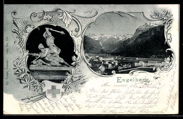 Cartes postales: Engelberg, Winkelried Monument und Ortsa – D'occasion à Berlin par bartko-reher