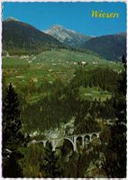 Wiesen mir Wiesener Viadukt und Valbellahorn