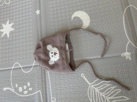 Cute white baby bear jacket