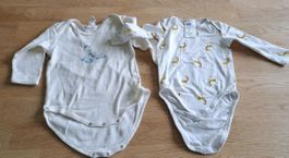 2 Langarm Bodys Grösse 62/68