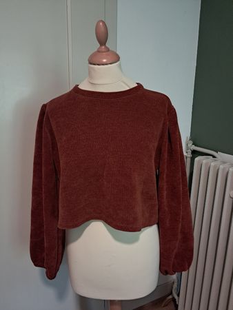 Pullover Damen rostbraun