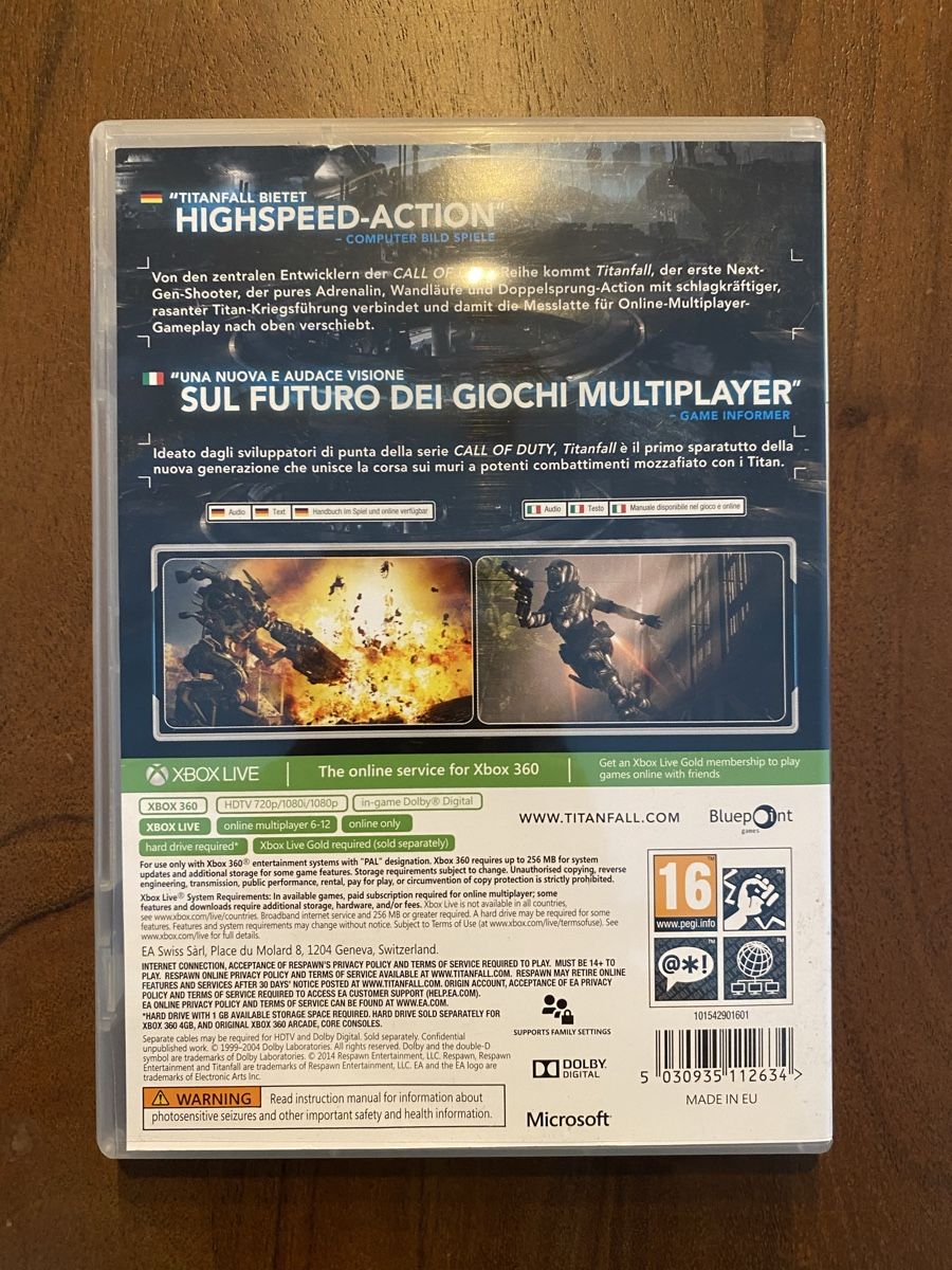 Microsoft Giochi: Titanfall für Xbox 360 – Usato da Thunstetten venduto da Virus_33 2