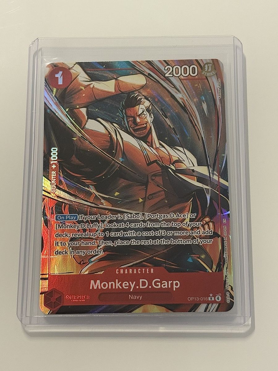 Bandai Cartes à collectionner: One Piece TCG - Monkey.D.Garp OP13-016 – Neuf (Voir description) à Pieterlen par Mira_o7