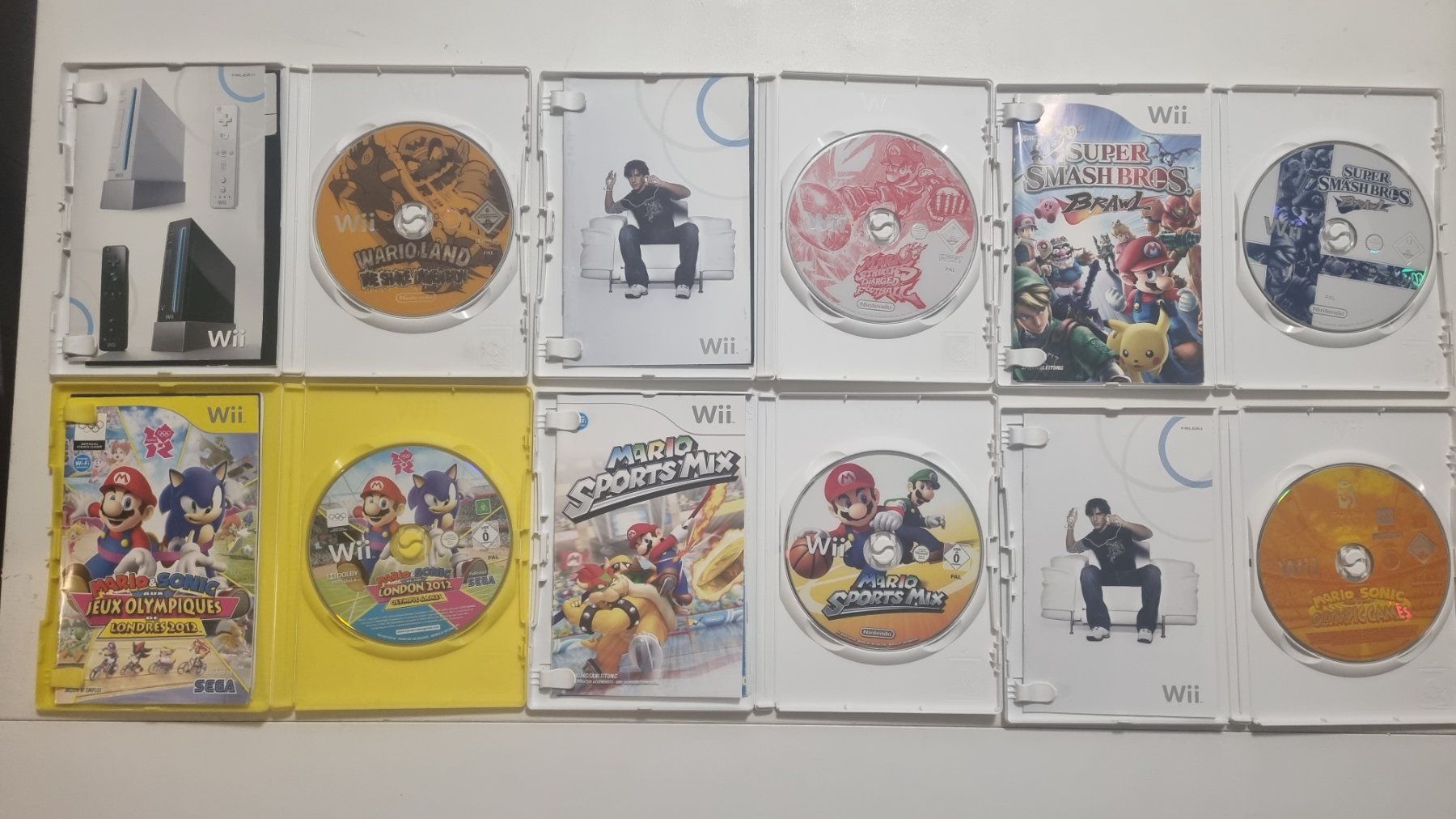 Nintendo Spiele: Super Mario Nintendo Wii Sammlung 6 Spiele – Gebraucht aus Birsfelden von val_d9c2 1
