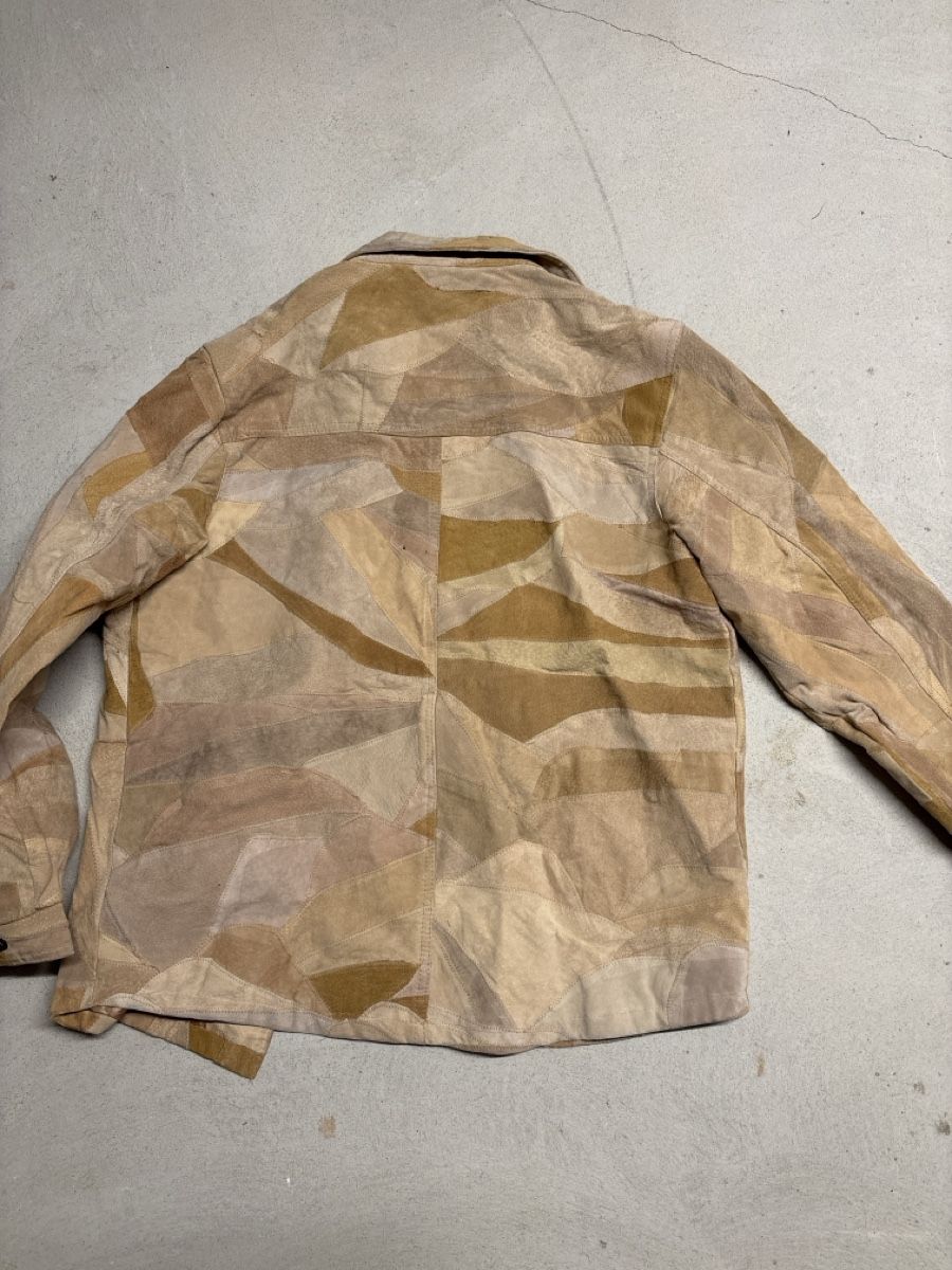 Giacche: Lederjacke Patchwork Beige Grösse XL Damen/Herren – Usato da Bern venduto da cinice 1