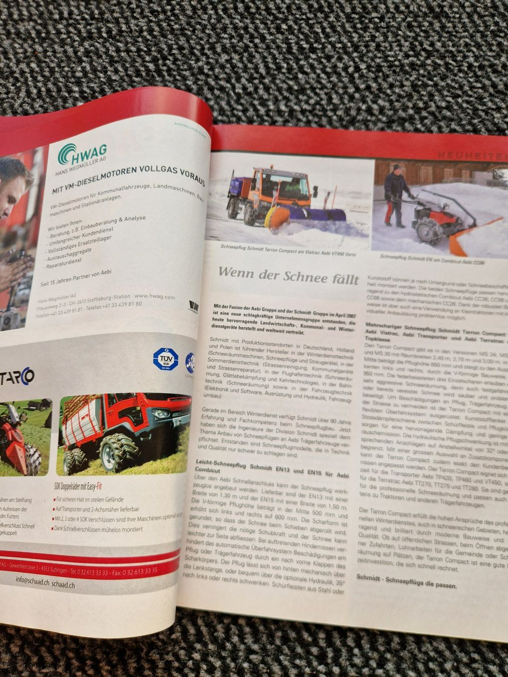 Aebi Trattori: Original Aebi Professional Ausgabe 4 – Usato da Dürnten venduto da Bachtel84 5
