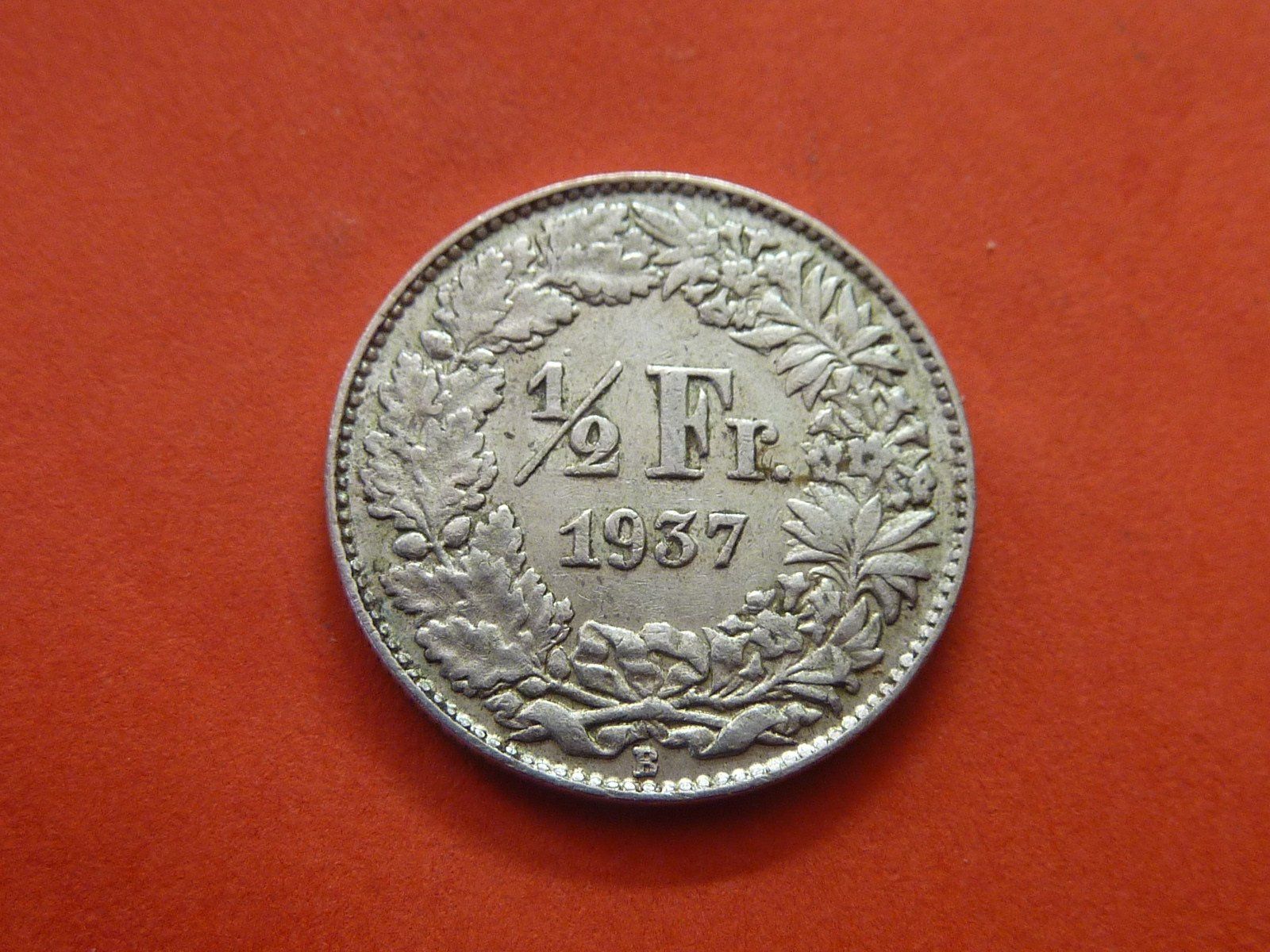 Toutes les monnaies: 1/2 Fr.  1937 – D'occasion à Seon par aee_7gpz