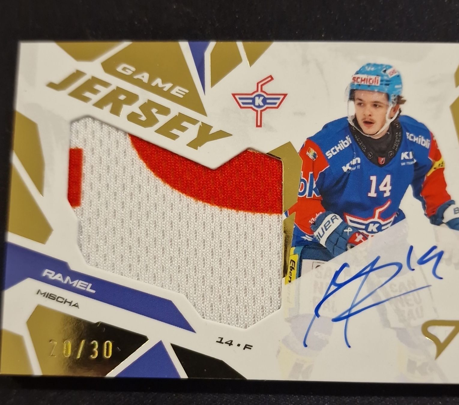 Sportzoo Carte collezionabili: EHCK Misch Ramel Game Jersey 20/30 Signed – Nuovo (secondo la descrizione) da Bürglen UR venduto da Snuffinski90