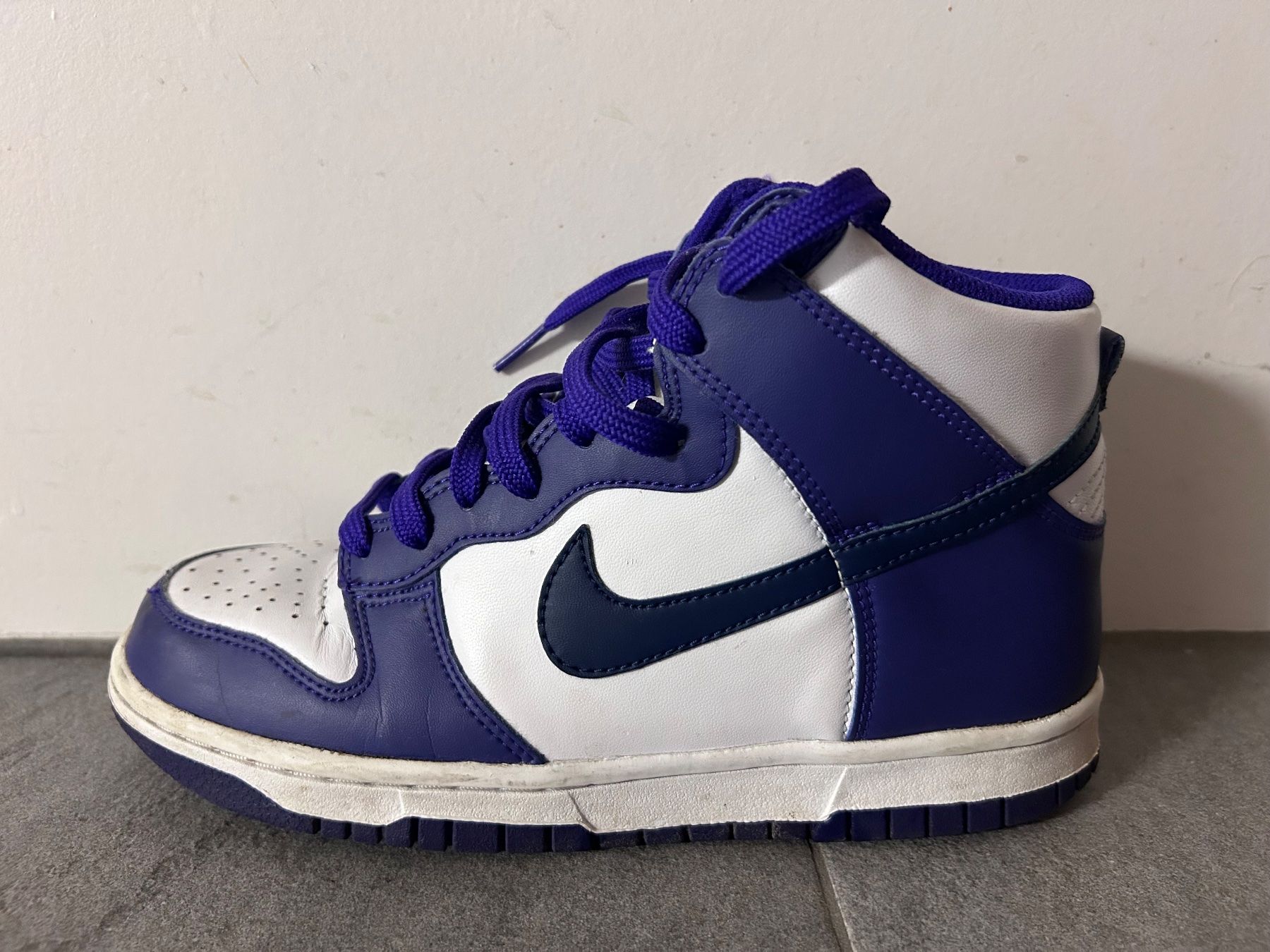 Nike Herrenschuhe: Nike Dunk high "electro violet midnight blue", Gr. 38 – Gebraucht aus Gümligen von KPrinz 2