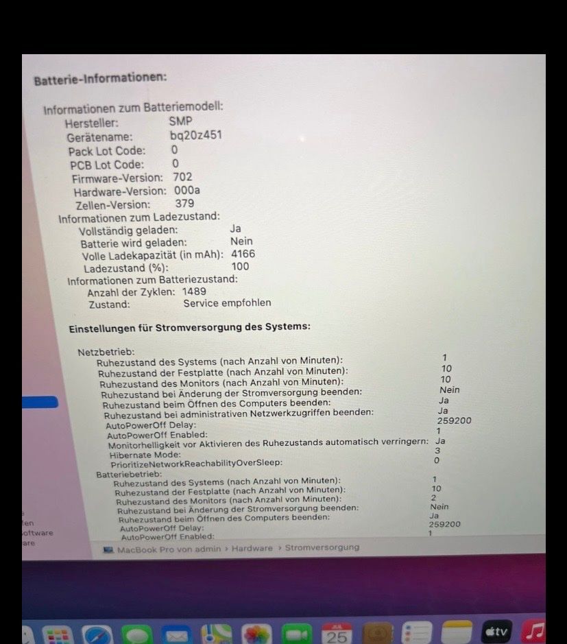 Apple Notebook: MacBook Pro Zu verkaufen – Usato da Adliswil venduto da Leg_Noev 4