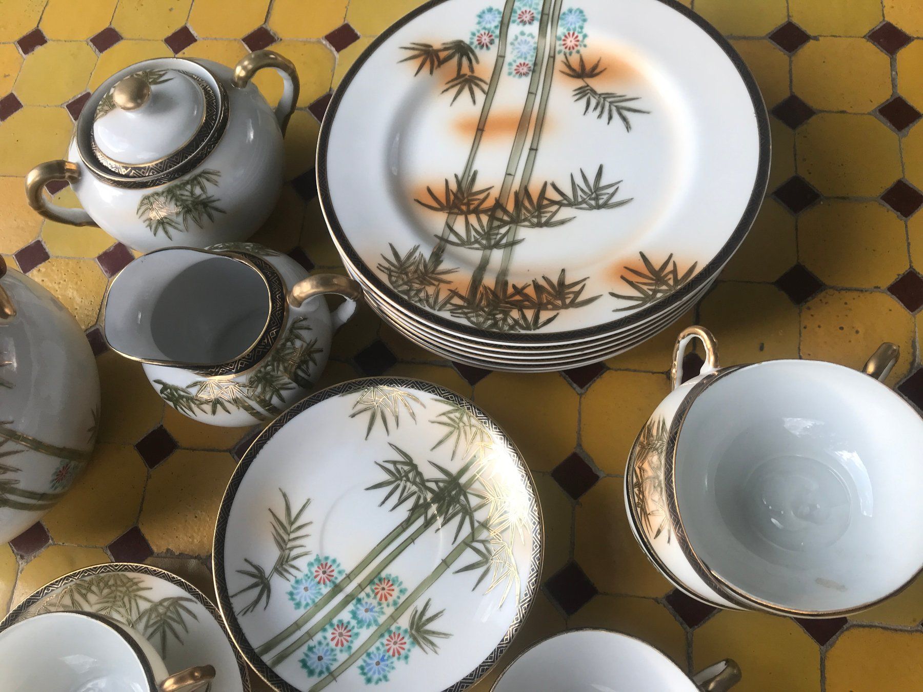 Geschirrsets: Japanese Tea Set vintage 6 persons complete – Gebraucht aus Onex von johnca 3