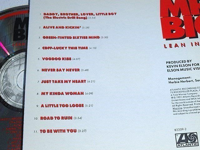 CD: 4CD's - Mr. Big, Solsonics, George Winston & Bobby Brown – Usato da Unterbäch VS venduto da diquq 3