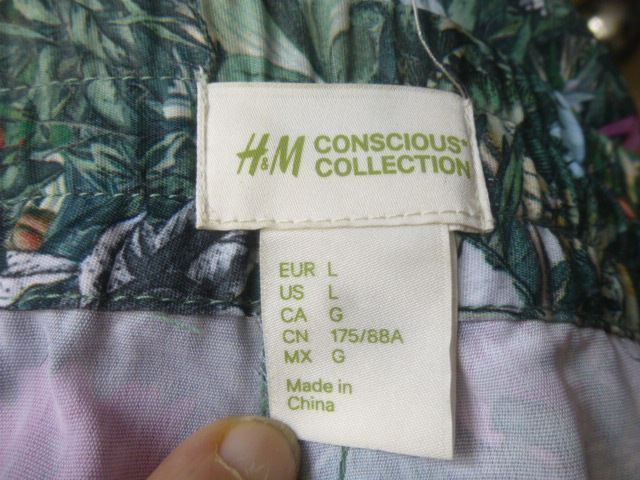 Hosen: Hose bunte Blumen H&M Gr, L NEU – Neu (gemäss Beschreibung) aus Hinwil von Glasperlen 6
